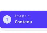 Rendered contrast evidence for Étape 1