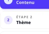 Rendered contrast evidence for Étape 2