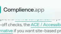 Rendered contrast evidence for accessiBe alternative