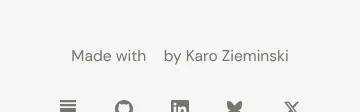 Rendered contrast evidence for Made with 🧡 by Karo Zieminski
