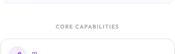Rendered contrast evidence for Core Capabilities