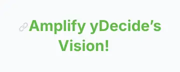 Rendered contrast evidence for Amplify yDecide’s Vision! 🚀