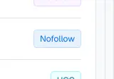 Rendered contrast evidence for Nofollow