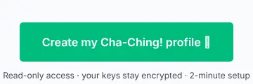 Rendered contrast evidence for Create my Cha-Ching! profile →