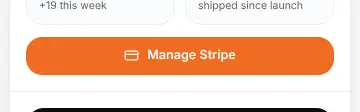 Rendered contrast evidence for Manage Stripe