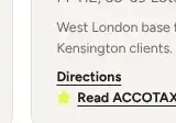 Rendered evidence for Directions