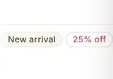 Rendered contrast evidence for 25 % off