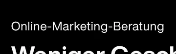 Rendered design evidence for Online-Marketing-Beratung