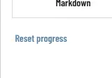 Rendered contrast evidence for Reset progress