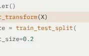 Rendered contrast evidence for train_test_split