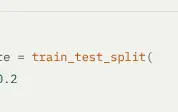Rendered contrast evidence for train_test_split