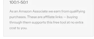 Rendered contrast evidence for As an Amazon Associate we earn from qualifying purchases. These are affiliate li