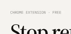 Rendered contrast evidence for Chrome extension · free