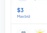 Rendered contrast evidence for Max bid