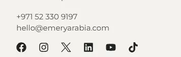 Rendered evidence for hello@emeryarabia.com