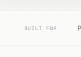 Rendered contrast evidence for Built for