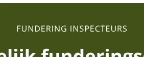 Rendered design evidence for Fundering inspecteurs