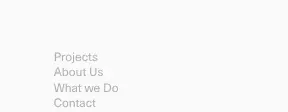 Rendered evidence for Projects