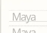 Rendered contrast evidence for Maya