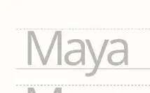 Rendered contrast evidence for Maya
