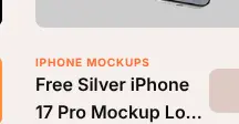 Rendered evidence for Category: iPhone Mockups