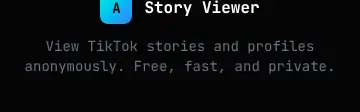 Rendered contrast evidence for View TikTok stories and profiles anonymously. Free, fast, and private.