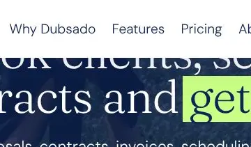 Rendered contrast evidence for Book clients, send contracts and