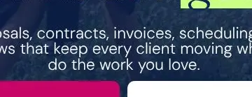 Rendered contrast evidence for Proposals, contracts, invoices, scheduling and workflows that keep every client 