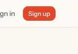 Rendered contrast evidence for Sign up