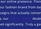 Rendered contrast evidence for website traffic