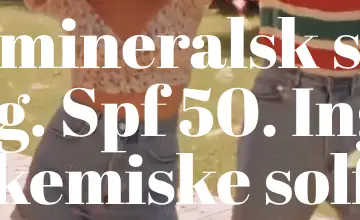 Rendered contrast evidence for Naturlig mineralsk solcreme. Familievenlig. Spf 50. Ingen parfume eller kemiske 