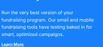 Rendered contrast evidence for Run the very best version of your fundraising program. Our email and mobile fund