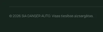 Rendered contrast evidence for © 2026 SIA DANSER AUTO. Visas tiesības aizsargātas.