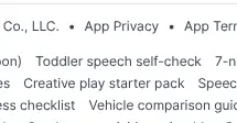 Rendered evidence for Toddler speech self-check