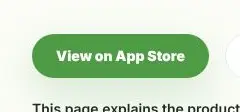 Rendered contrast evidence for View on App Store