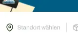 Rendered contrast evidence for Standort wählen