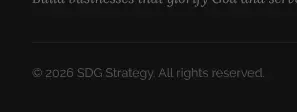 Rendered contrast evidence for © SDG Strategy. All rights reserved.