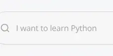Rendered contrast evidence for I want to learn Python
