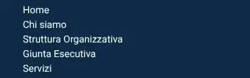 Rendered evidence for Struttura Organizzativa