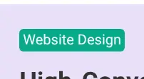 Rendered contrast evidence for Website Design