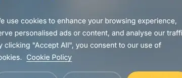 Rendered contrast evidence for We use cookies to enhance your browsing experience, serve personalised ads or co