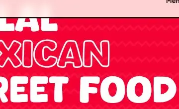 Rendered design evidence for HalalMexicanStreet food