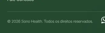 Rendered contrast evidence for © 2026 Sono Health. Todos os direitos reservados.