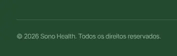 Rendered contrast evidence for © 2026 Sono Health. Todos os direitos reservados.