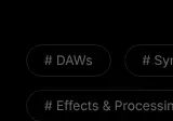 Rendered contrast evidence for # DAWs