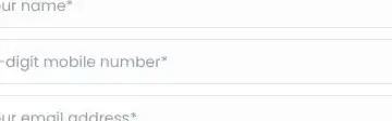 Rendered accessibility evidence for Form elements should have a visible label