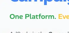Rendered contrast evidence for One Platform.