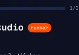 Rendered contrast evidence for runner