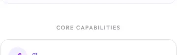 Rendered contrast evidence for Core capabilities