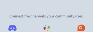 Rendered contrast evidence for Connect the channels your community uses.